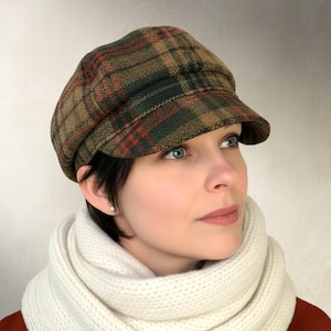 SEWING PATTERN - Brooklyn: Gatsby Newsboy Tweed Cap for Child or Adult Unisex (PDF Download)