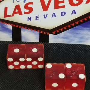 Awesome rare vintage MCM Riviera Las Vegas dice bones craps shooter fabulous Casino legendary hotel iconic souvenir mancave popculture gift image 1