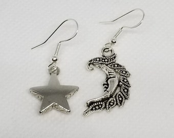 Awesome 925 sterling silver amazing baby shower gift bib spit happens funny humor teddybear new mommy gorgeous punk rocker hippie earrings