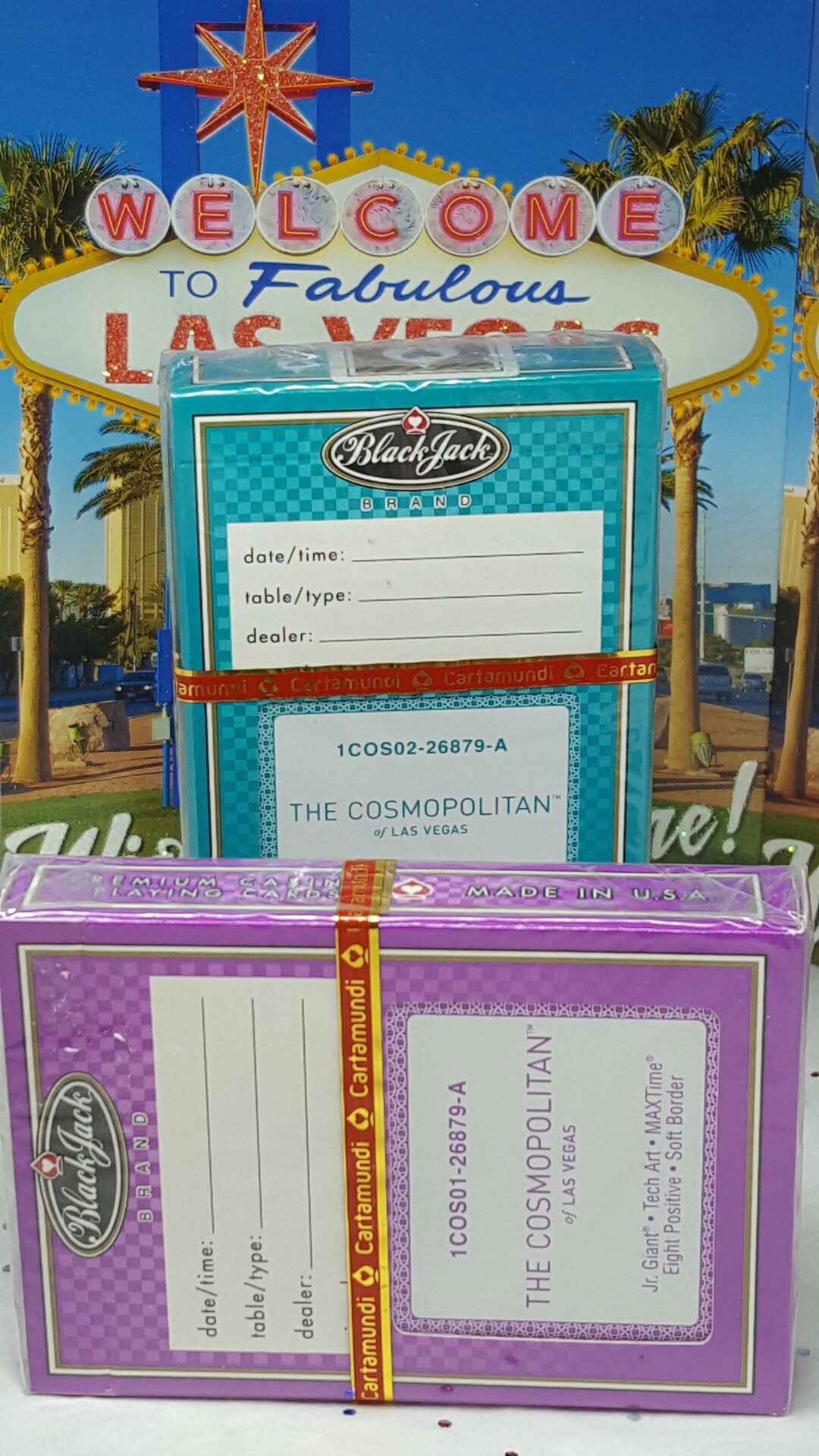 Extremely Rare Cosmopolitan Las Vegas Sealed Casino Cards Blackjack