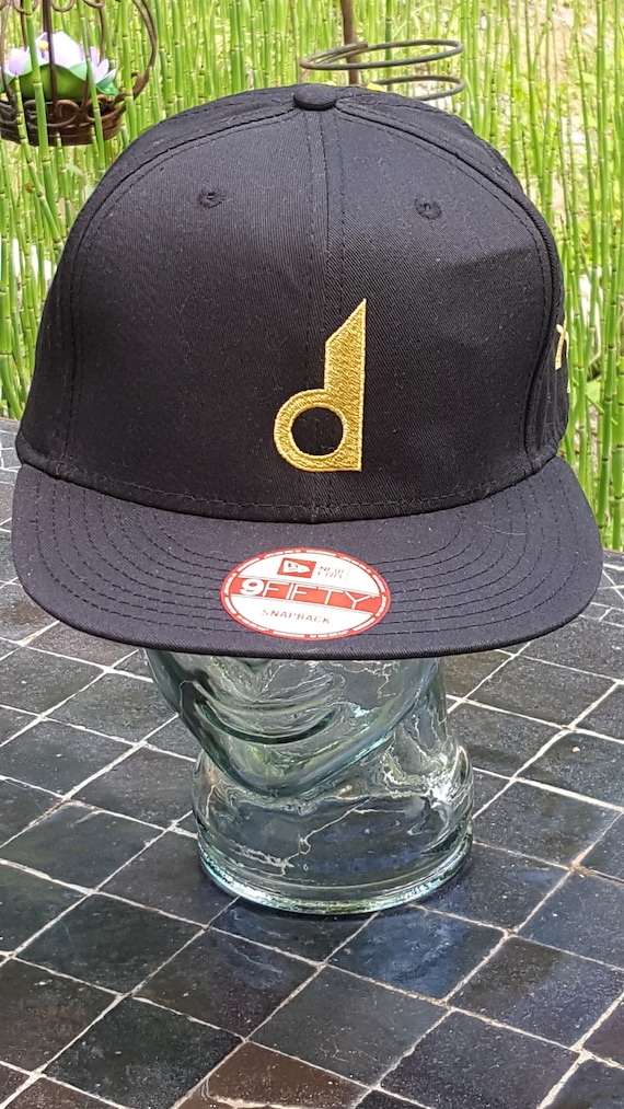 Rare vintage black 9 Fifty snapback baseball hat … - image 1