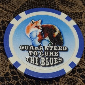 Wow! RARE Blue Fox Brothel Chip & Mustang Ranch Cathouse Matches