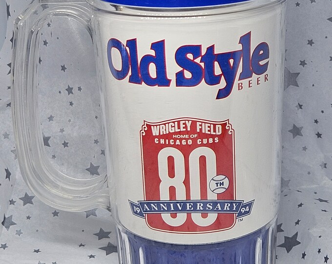 Wow Super Rare Vintage Chicago Cubs Wrigley Field Old Style Beer Mug