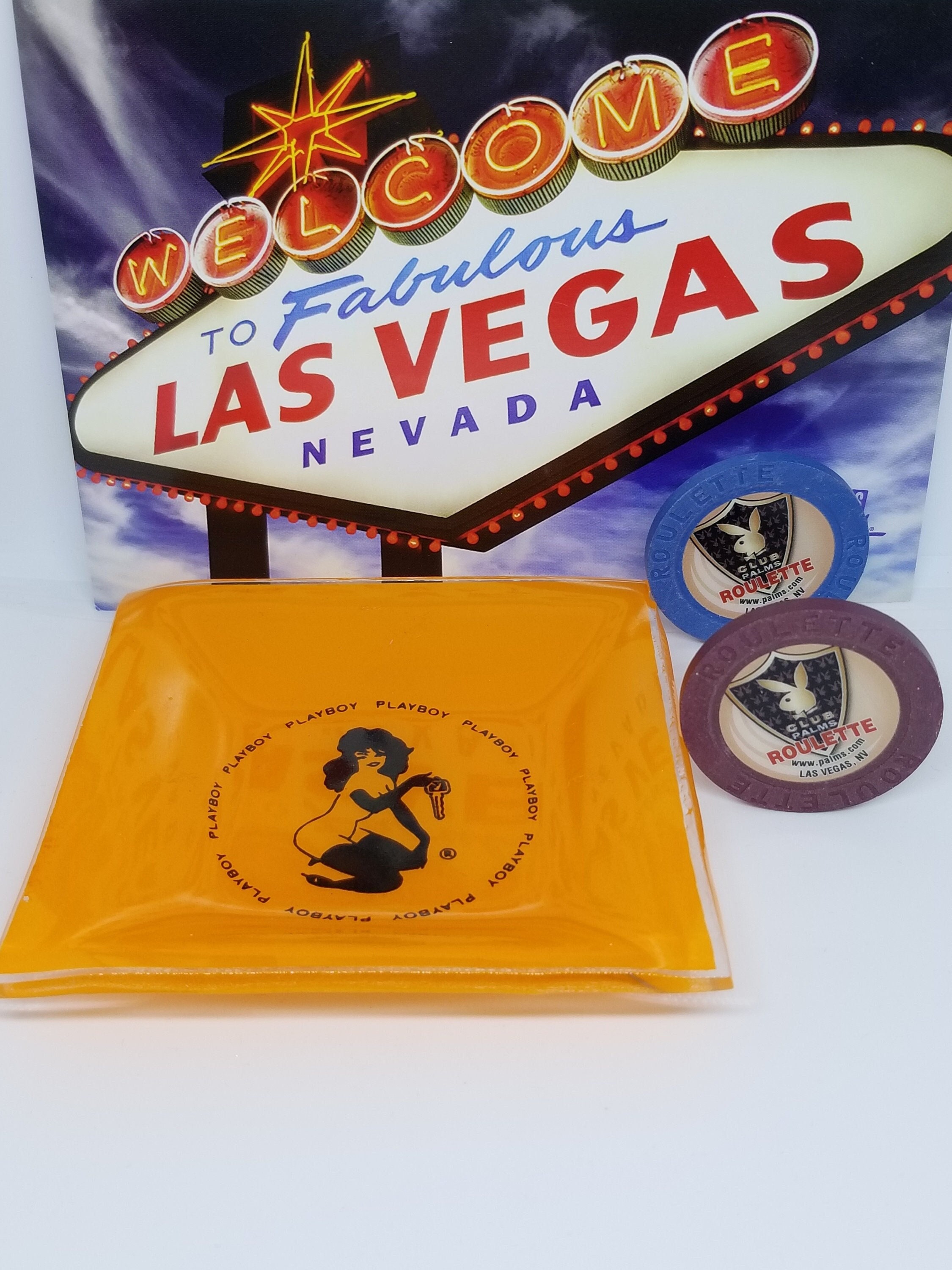 Vintage Playboy Key Club Ashtray Palms Las Vegas Playboy Club