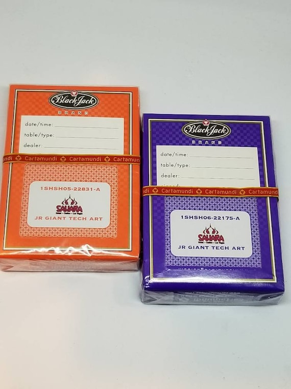 Legendary Sahara Las Vegas Factory Sealed Cards Poker Blackjack