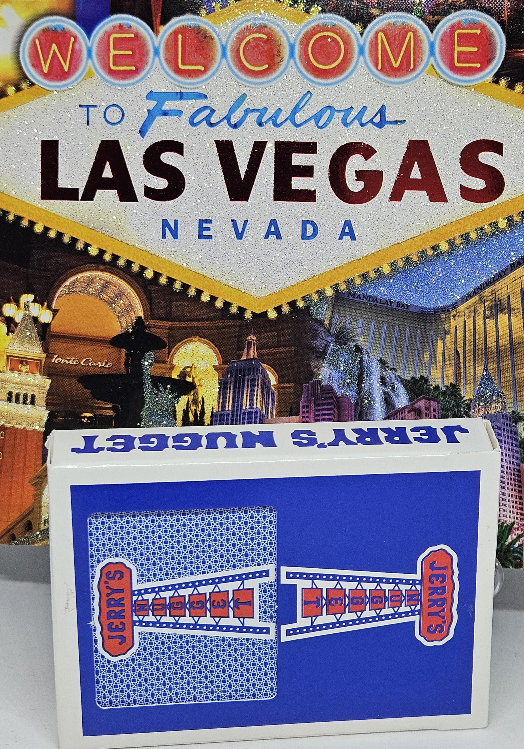 Rare Vintage Jerry's Nugget Las Vegas Cards Real Casino Played
