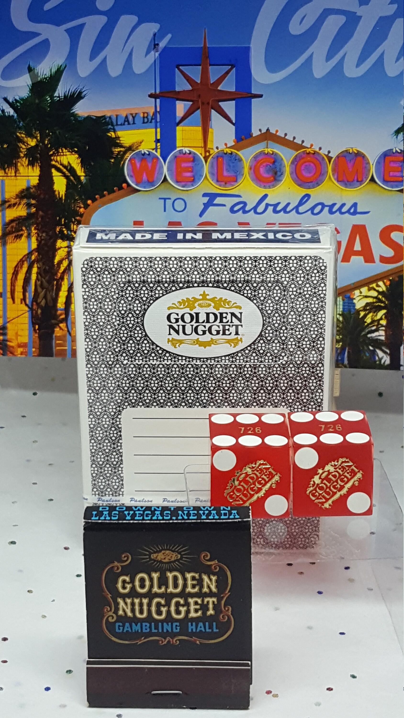 Awesome Vintage Golden Nugget Las Vegas Sealed Cards/Front - Etsy