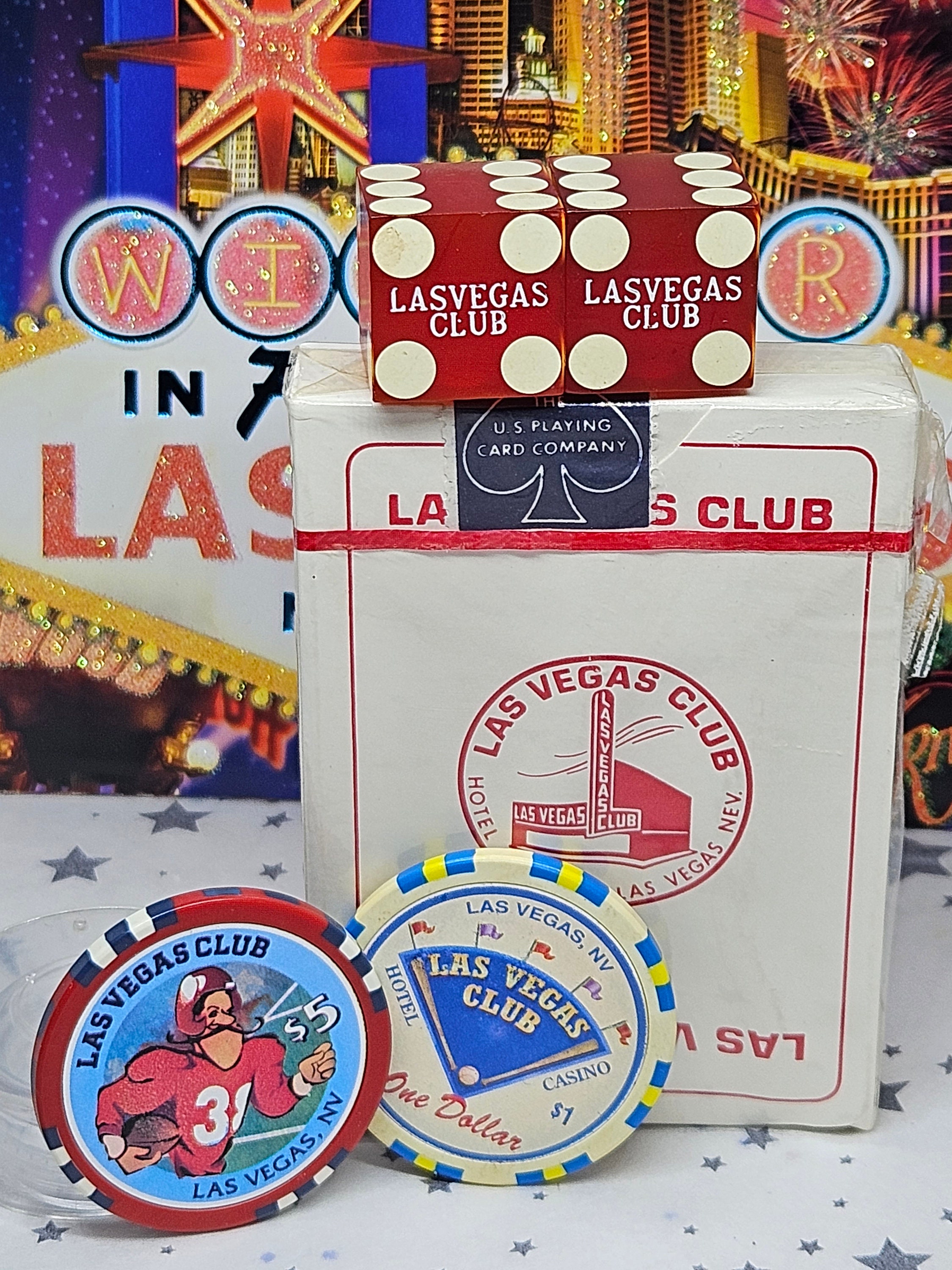 Las Vegas Club オールドデック Rare Vintage Las Vegas Club Sealed Deck of Cards 2 Very Rare Poker