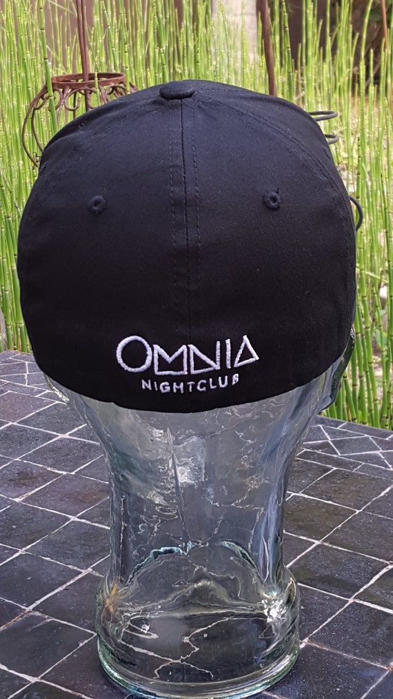 Rare vintage black Omnia Night Club baseball hat … - image 2