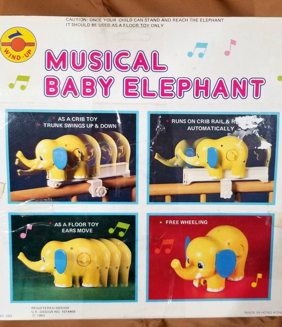 Musical elephant cheap baby toy