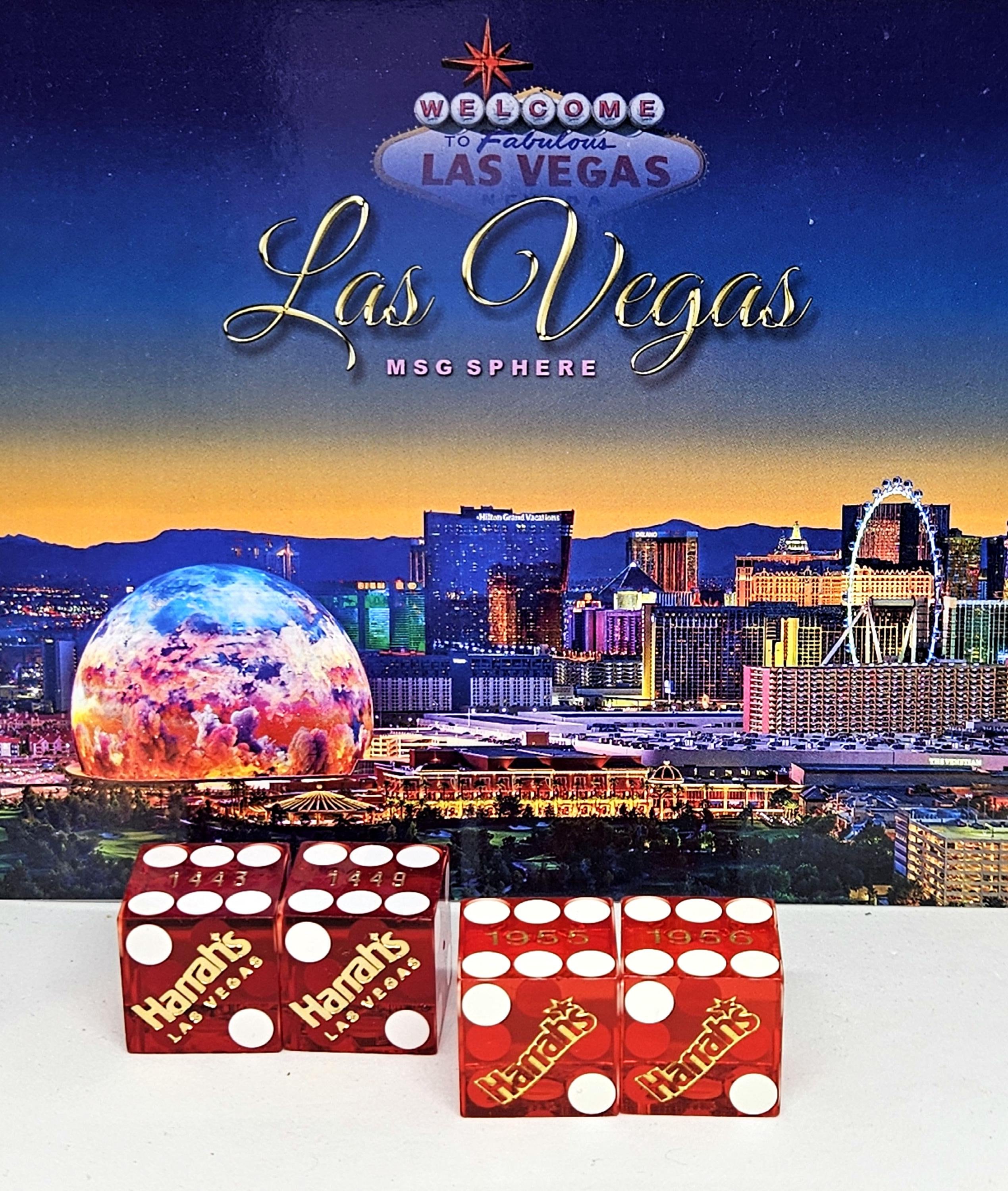 Wow! Vintage Harrah's Las Vegas Dice Harrah's Souvenir Real Casino Played  Dice Harrahs Crapstable Dice Mancave Gift Harrah's Memorabilia - Etsy, image size:2539x3000