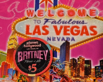 Jeton Britney Spears – Planet Hollywood Las Vegas, Piece Of Me, 5 Dollars, Neuf