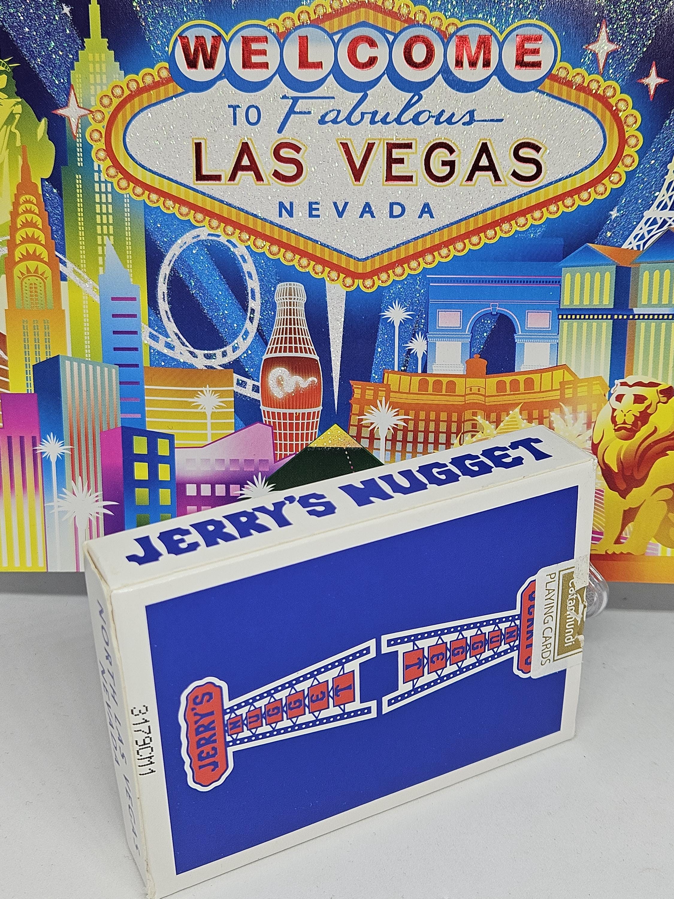 Rare Vintage Jerry's Nugget Las Vegas Cards Real Casino Played