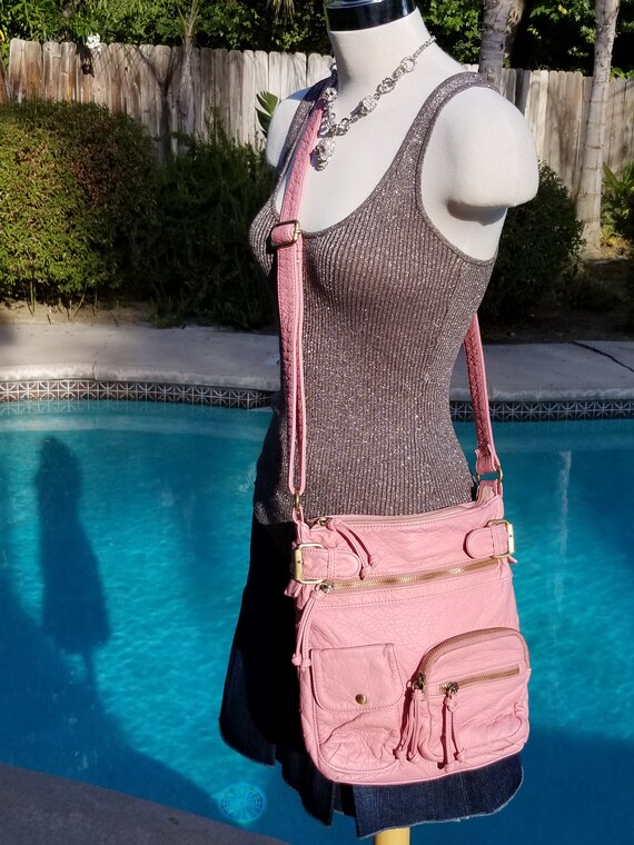 vintage NOS crossbody shoulder bag amazing f… Gem