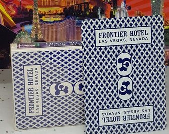 Rare Vintage MCM Frontier Las Vegas Cards Old School Vegas
