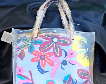 バッグ have a good time vintage clear tote bag Amazon.com: Clear Tote Bag with Small Coin Purse - Stadium