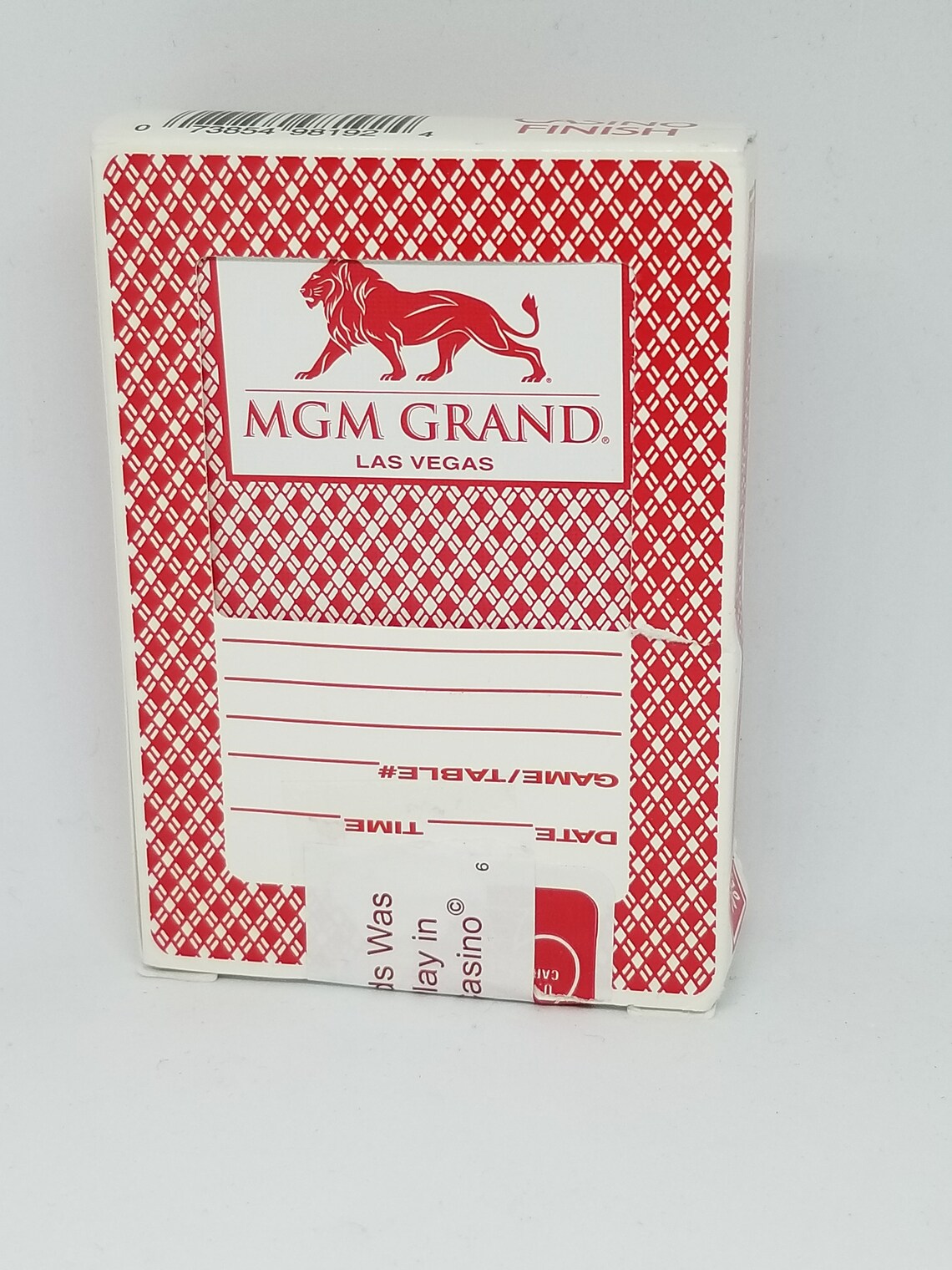 Amazing Vintage MGM Grand Las Vegas Souvenir Deck Sealed Cards Etsy