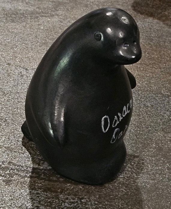 Vintage MCM Oaxaca Barro Negro Black Clay Handcrafted Family of