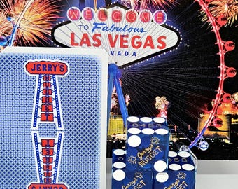 Rare Vintage Jerry's Nugget Las Vegas Cards Real Casino Played
