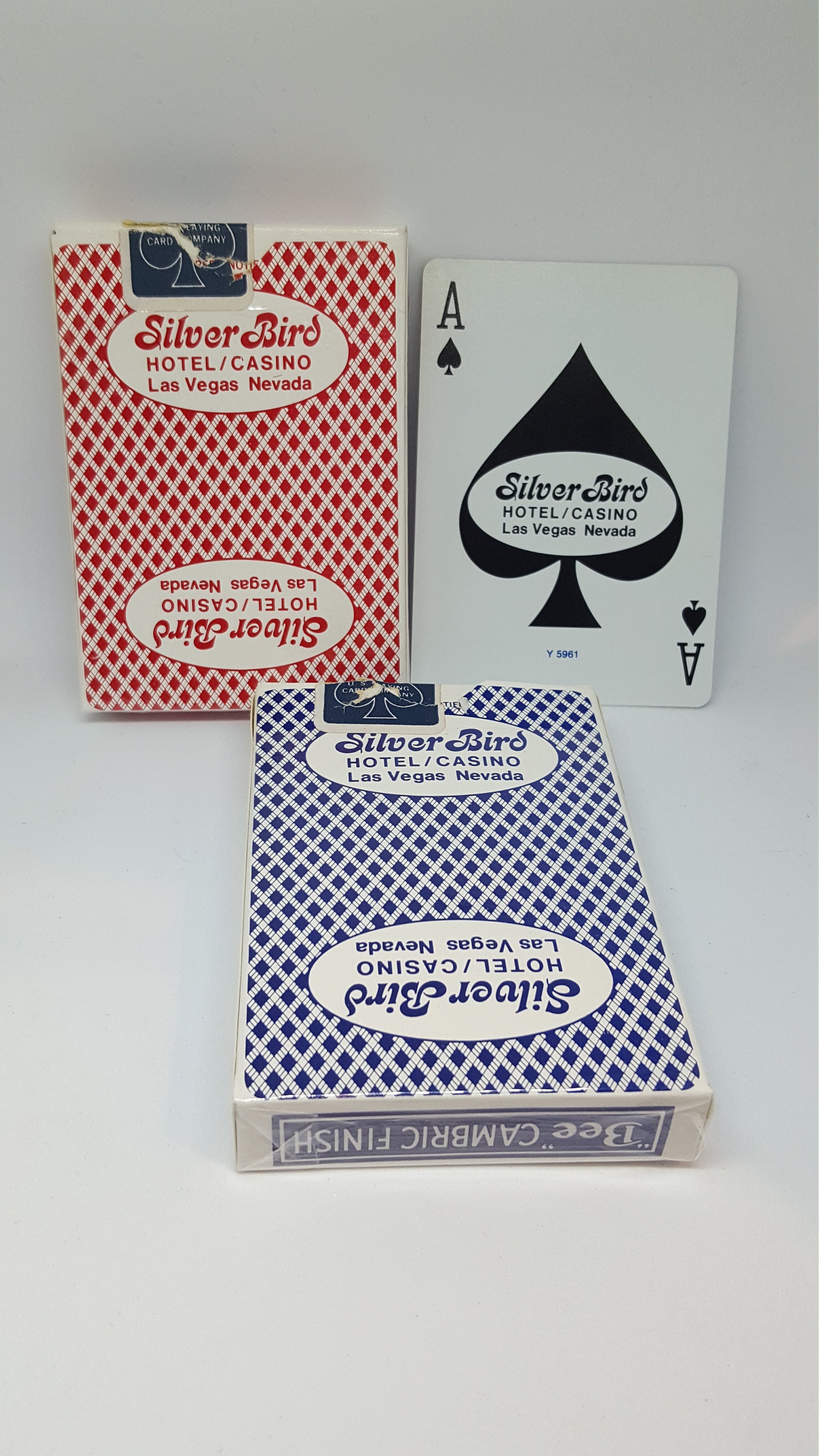 Fabulous Vintage 70s Silverbird Casino Las Vegas Deck Cards