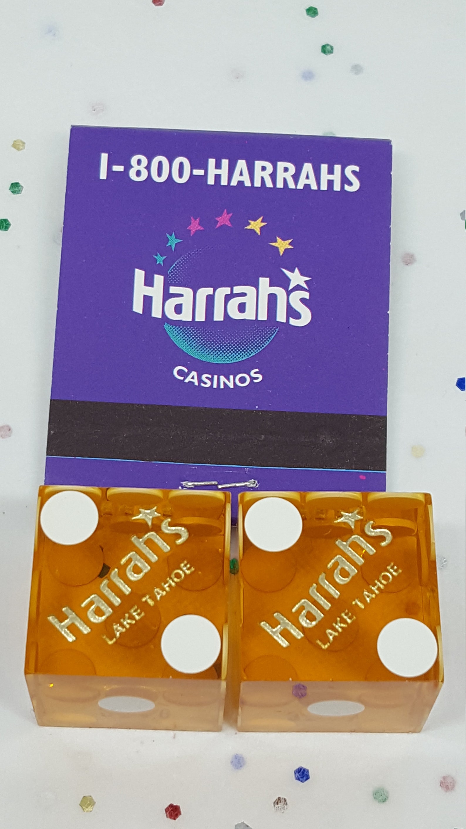 Awesome Rare Vintage Harrah s Casino Lake Tahoe Yellow Etsy