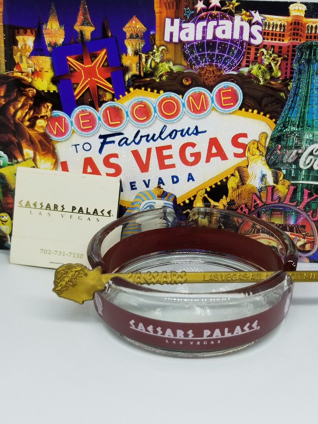 Awesome Vintage Caesars Palace Las Vegas Ashtray Matches & Etsy