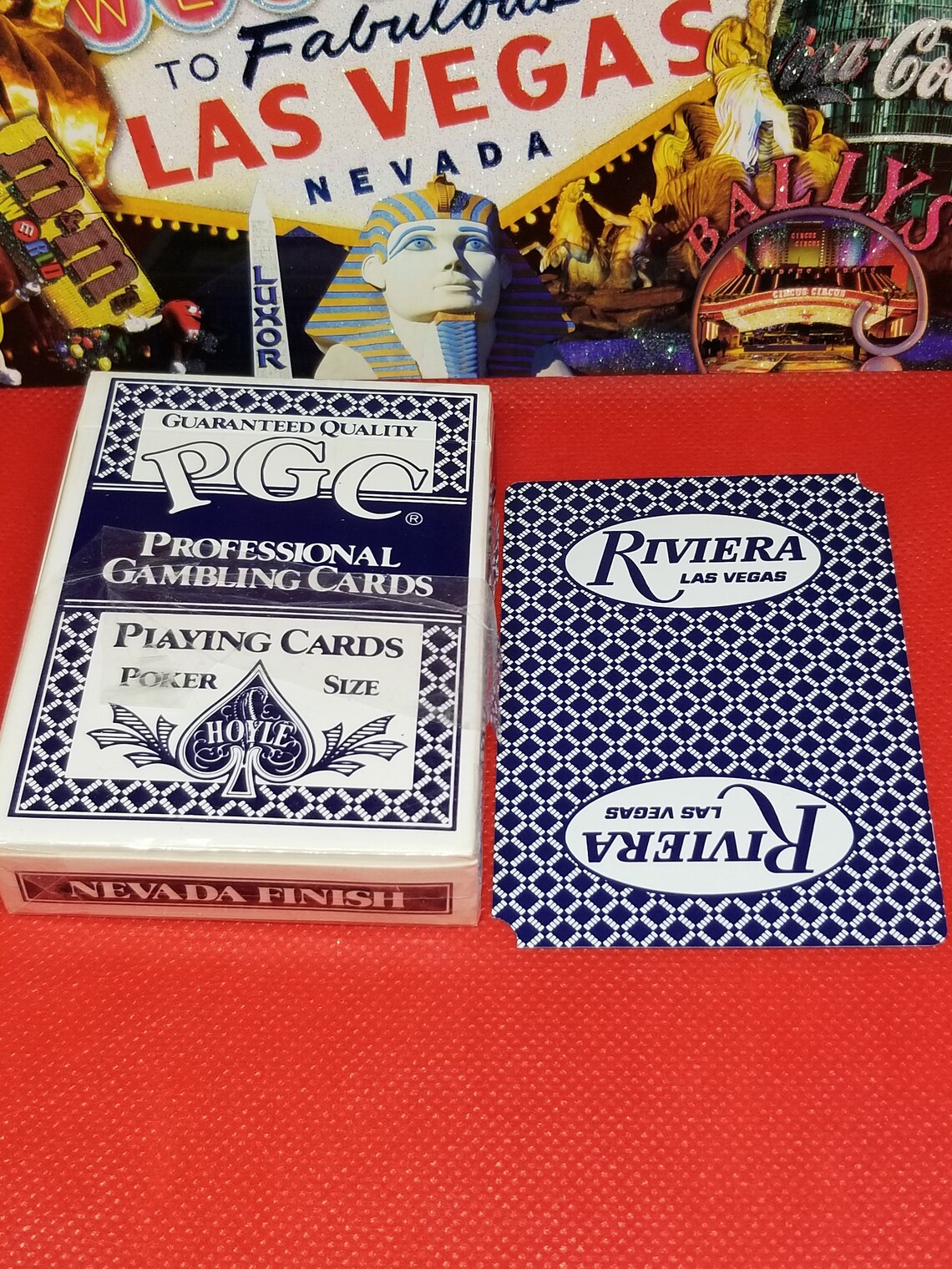 Cartes à Jouer Vintage Vegas Riviera La Cage – Jeu Scellé, Années 60, P9