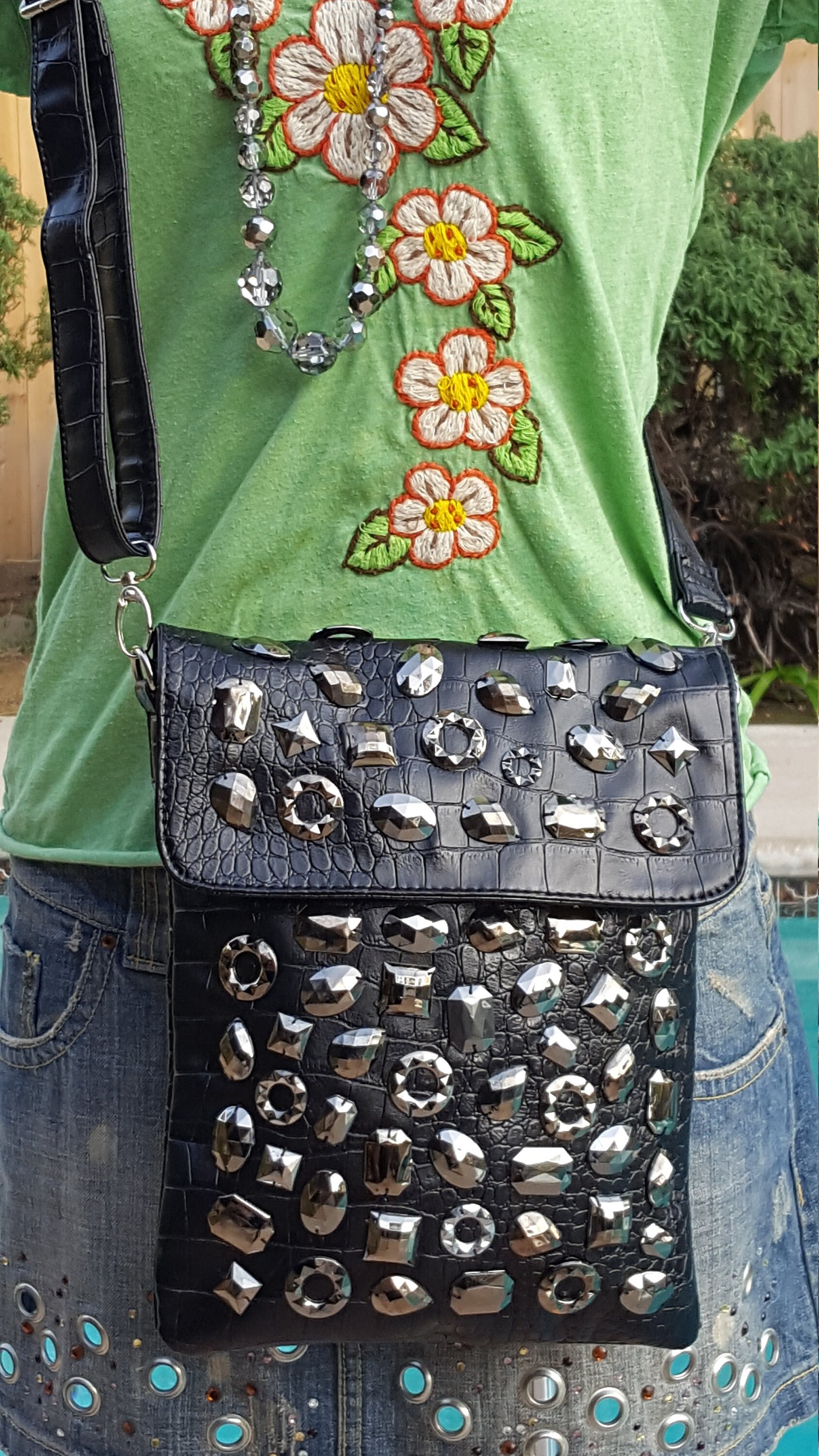 Bolso rock falso hotsell
