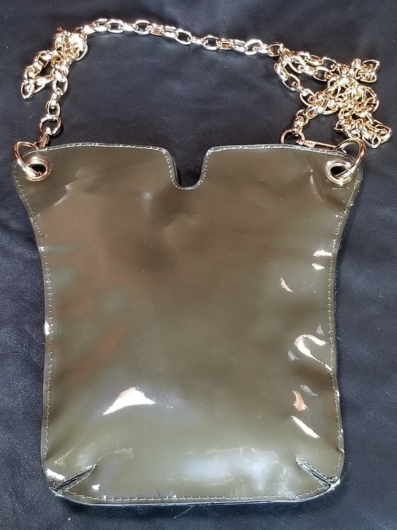 Badass vintage studded skull purse patent leather… - image 4