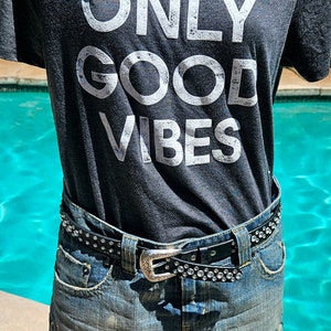 Vintage 80&#39;s skinny black leather crystal rhinestone belt bling black leather belt bikerchick hippie belt rocker belt bling belt for pants