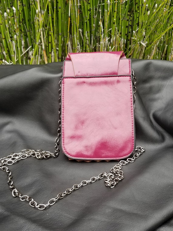 Bitchen Small Purple Faux Leather Crossbody Bag Boho Hippie Little Bag Gothic Punk Crossbody Purse Bikerchick Small Crossbody Bag Purple Bag Etsy Ireland