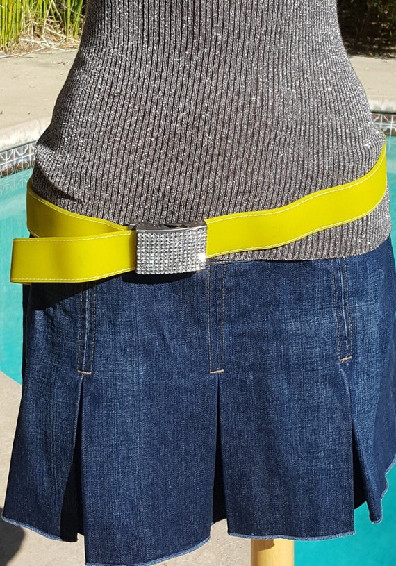 Totally Rad Luciano 1980s Belt with Statement Buckle Belt Buckles I Found from the 70s and 80s - The other day i  main image 4