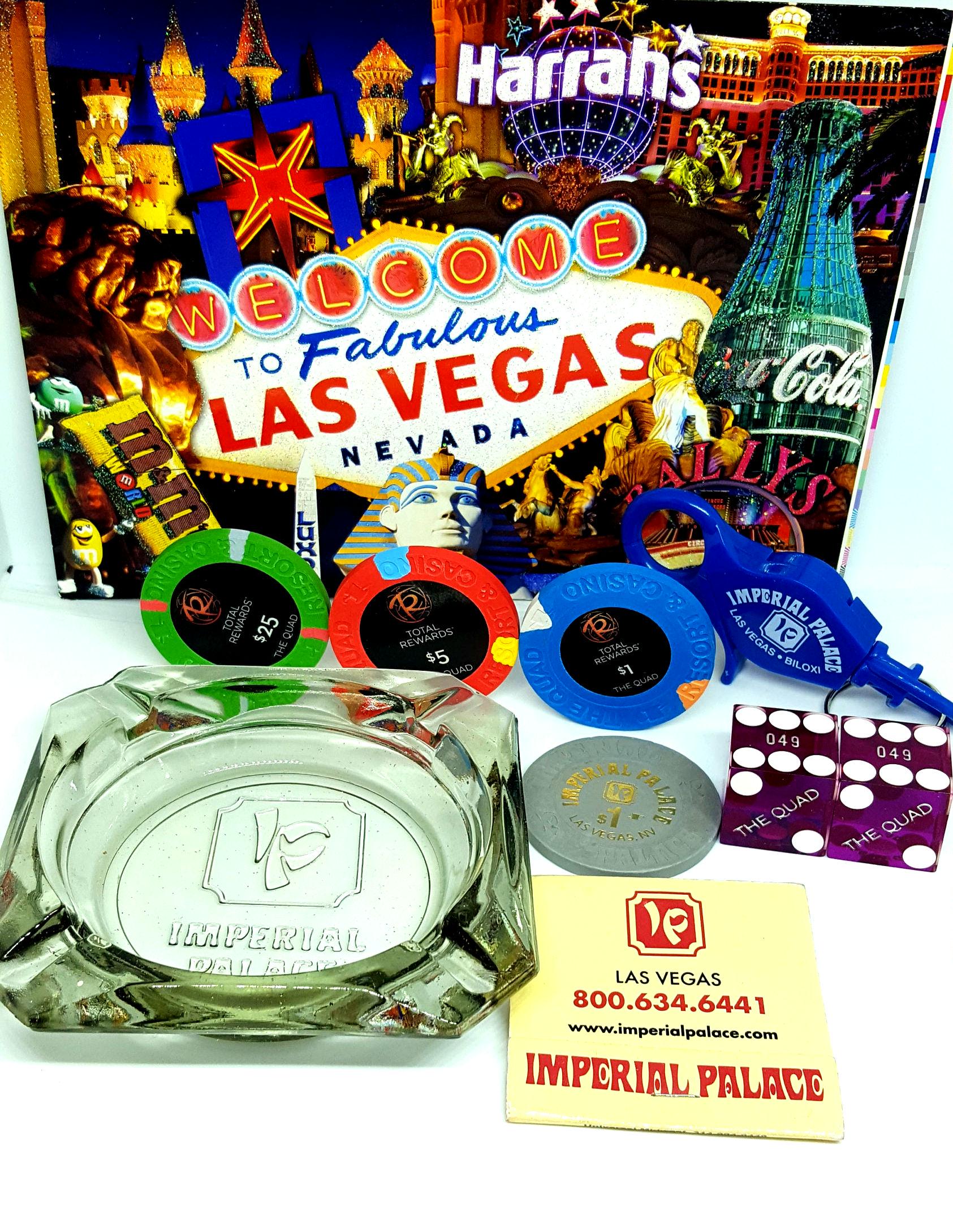 Vintage Imperial Palace Las Vegas Casino Memorabilia Giftset the