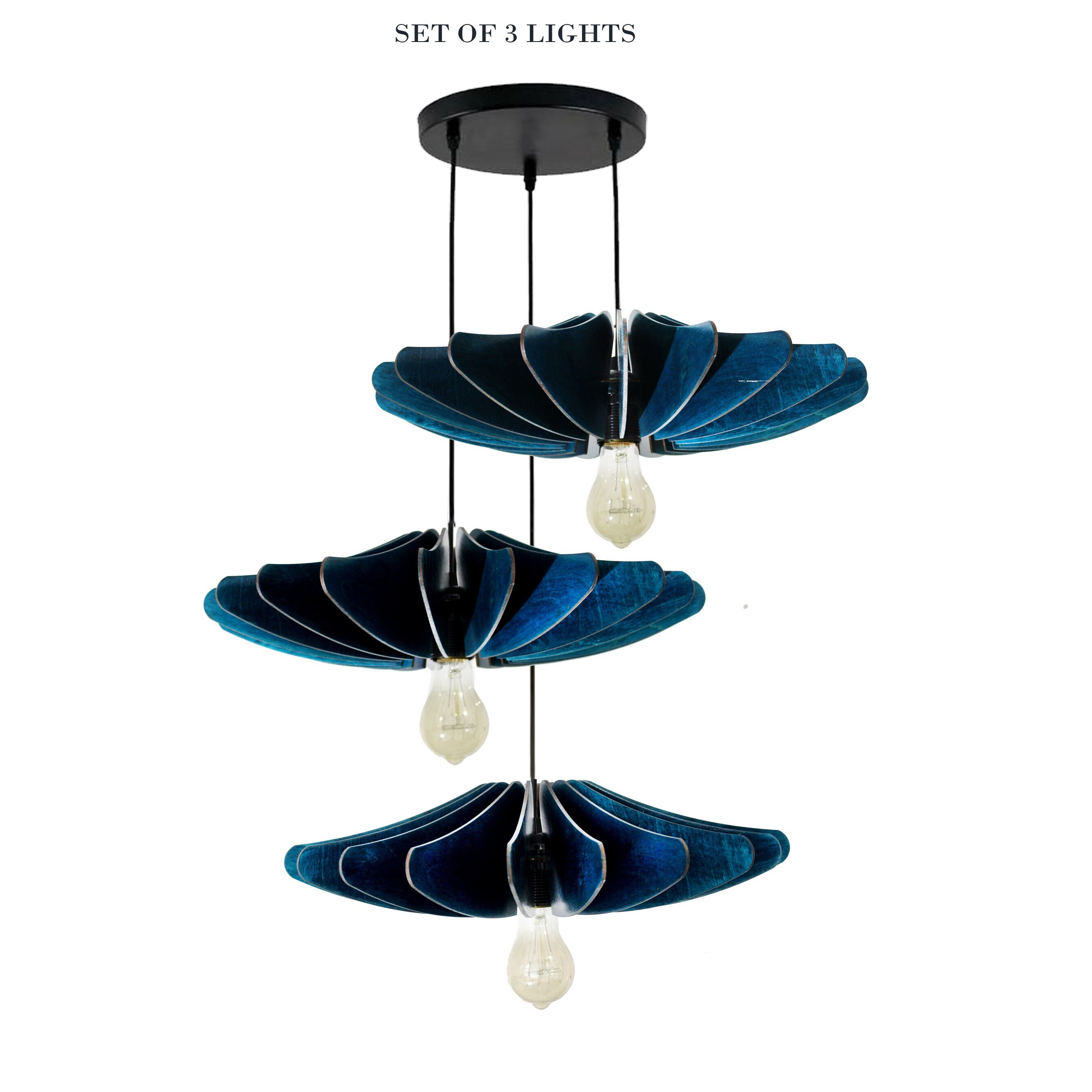3 Pendant Light Cluster Ceiling Lights 