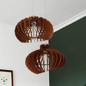 Extravagant Pendant Light, Modern Chandelier Lighting, Ceiling Light Fixture, Hanging Dining Lamp, Geometric Lamp, Minimal Pendant Lighting image 4