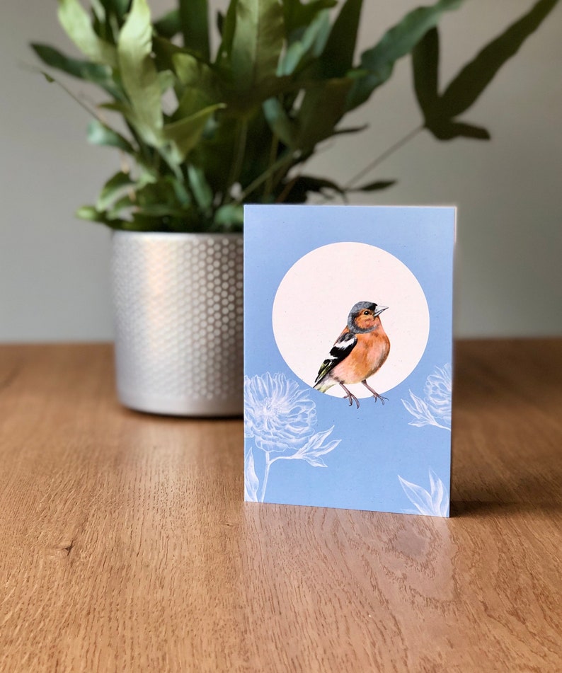 Chaffinch greetings card image 1