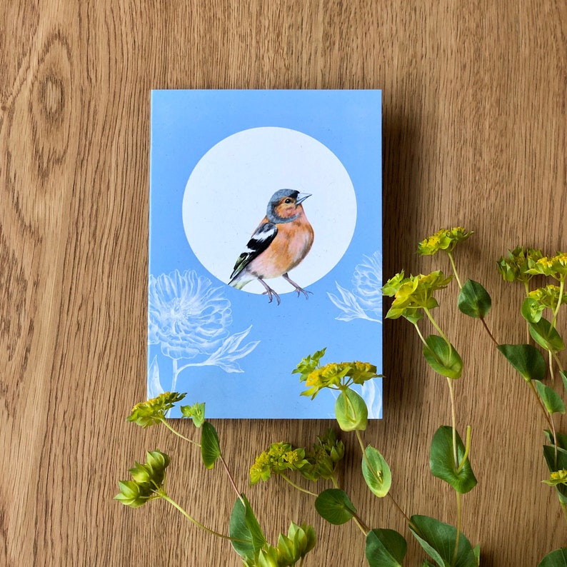 Chaffinch greetings card image 2