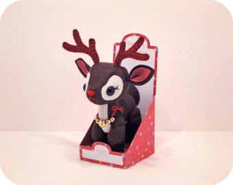 Reindeer & Gift Box - PDF Pattern