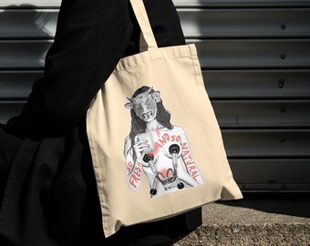 Vegan Anti-Dairy Tote Bag - Animal Rights | Animal Liberation | Activist Merch