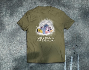 Vegan Anti-Dairy T-Shirt – Animal Rights | Animal Liberation | Unisex | Activist Shirt