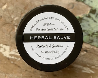 Healing Skin Salve Dry Skin Relief Itchy Skin Irritated Rashes Acne Tattoos Scars