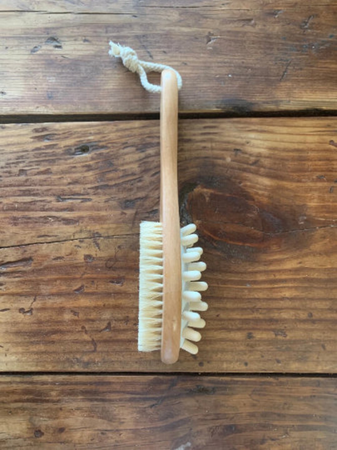 Massaging Bath Brush Dry Brush Natural Wooden Brush Lymphatic Etsy