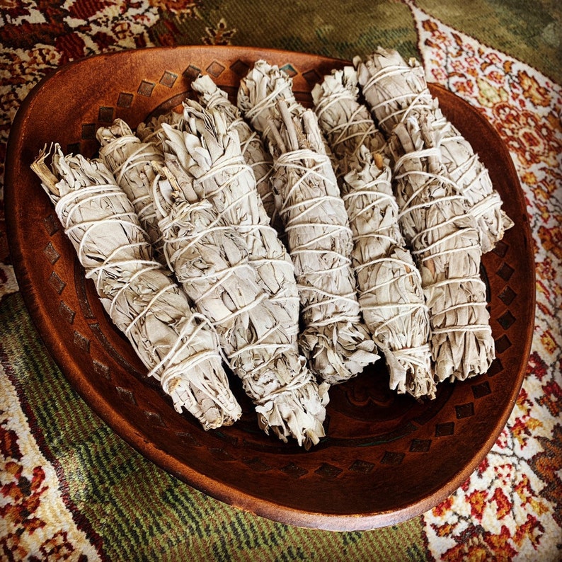 WHITE SAGE BUNDLE 56 Inches Ceremonial Sage Purify Energy Etsy