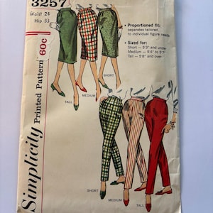 50s Cigarette Pants