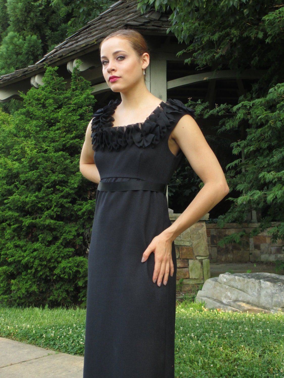Vintage 1970s Morty Sussman Mollie Parnis Boutique Victorian