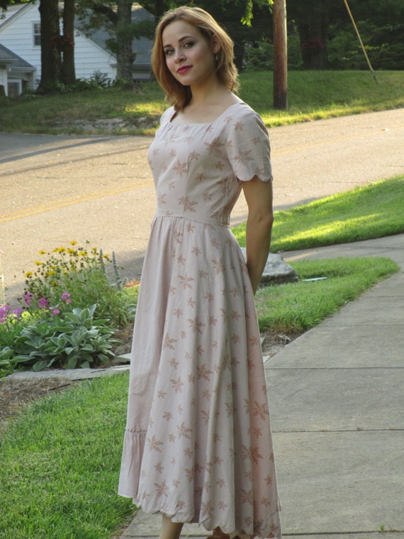 Fabulous Tina Leser for Foreman prairie dress with
