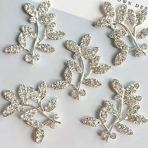 5 Flat Back Rhinestone  Embellishment with rhinestone(30*32 mm) LT- 51-01