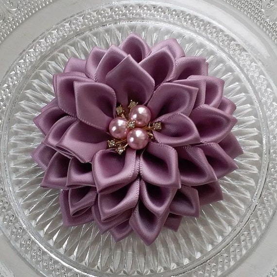 Handmade Ribbon Flower –