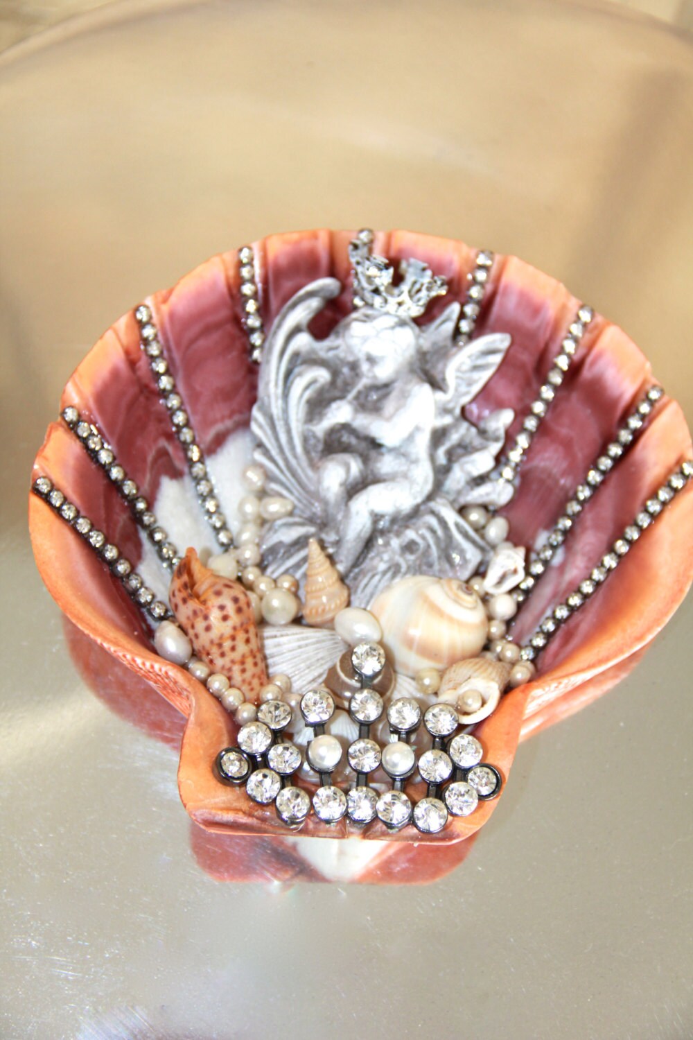 Mixed Media Assemblage Original Handmade Art Shell Art Etsy