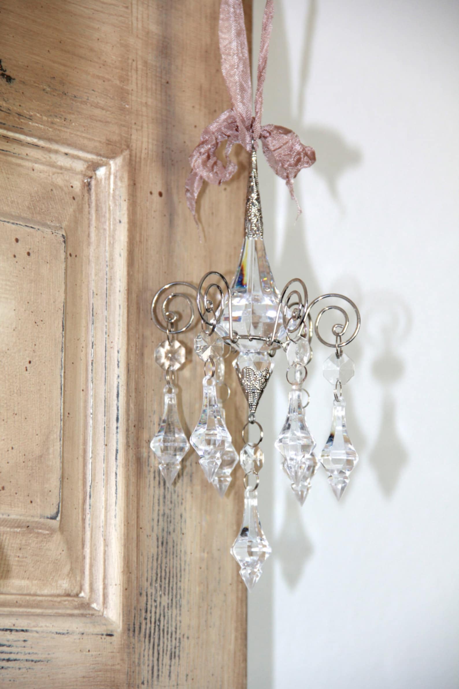 Crystal chandelier ornament chandelier ornament shabby chic Etsy